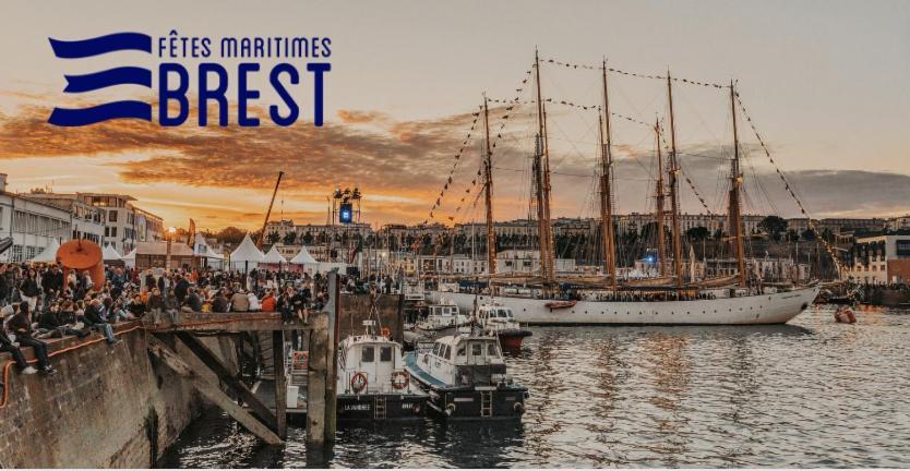 L'escale N°13 :Appartement standing dans résidence Brest Esterno foto